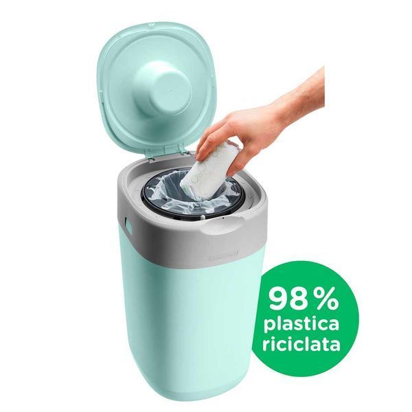 Накопичувач для підгузків Tommee Tippee TWIST & CLICK зелений + 1 касета TT0370 фото