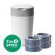 Накопитель подгузников Tommee Tippee TWIST & CLICK белый + 4 кассеты TT0110 фото 1